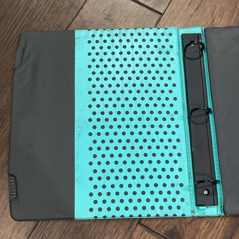 Vintage Mead TRAPPER KEEPER Designer Series 3 Ring Binder‎ Folder Lightning Bolt